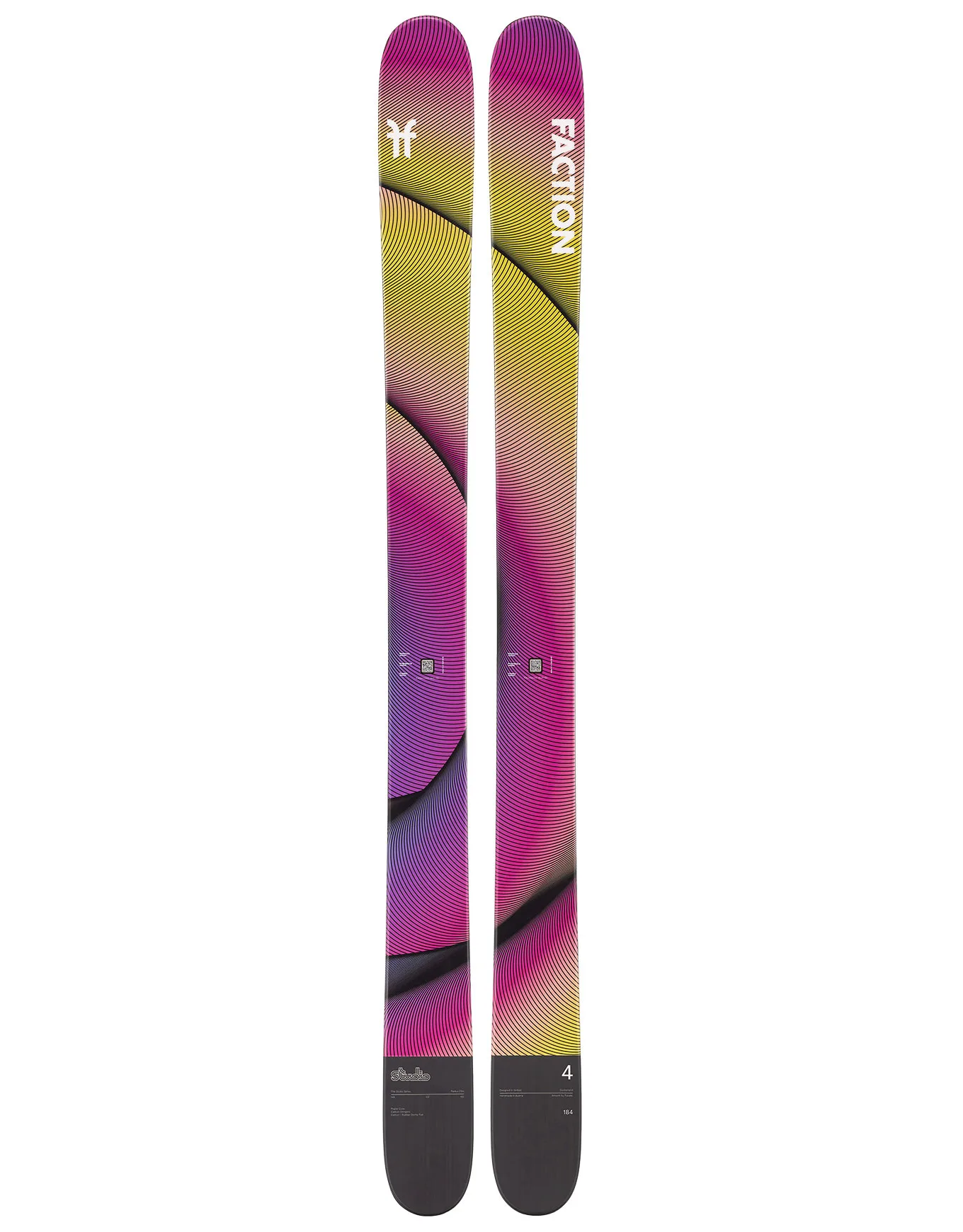 Skis freeride - Studio 4 2026 - Taille 191 cm - Violet - Faction - FashionsVida
