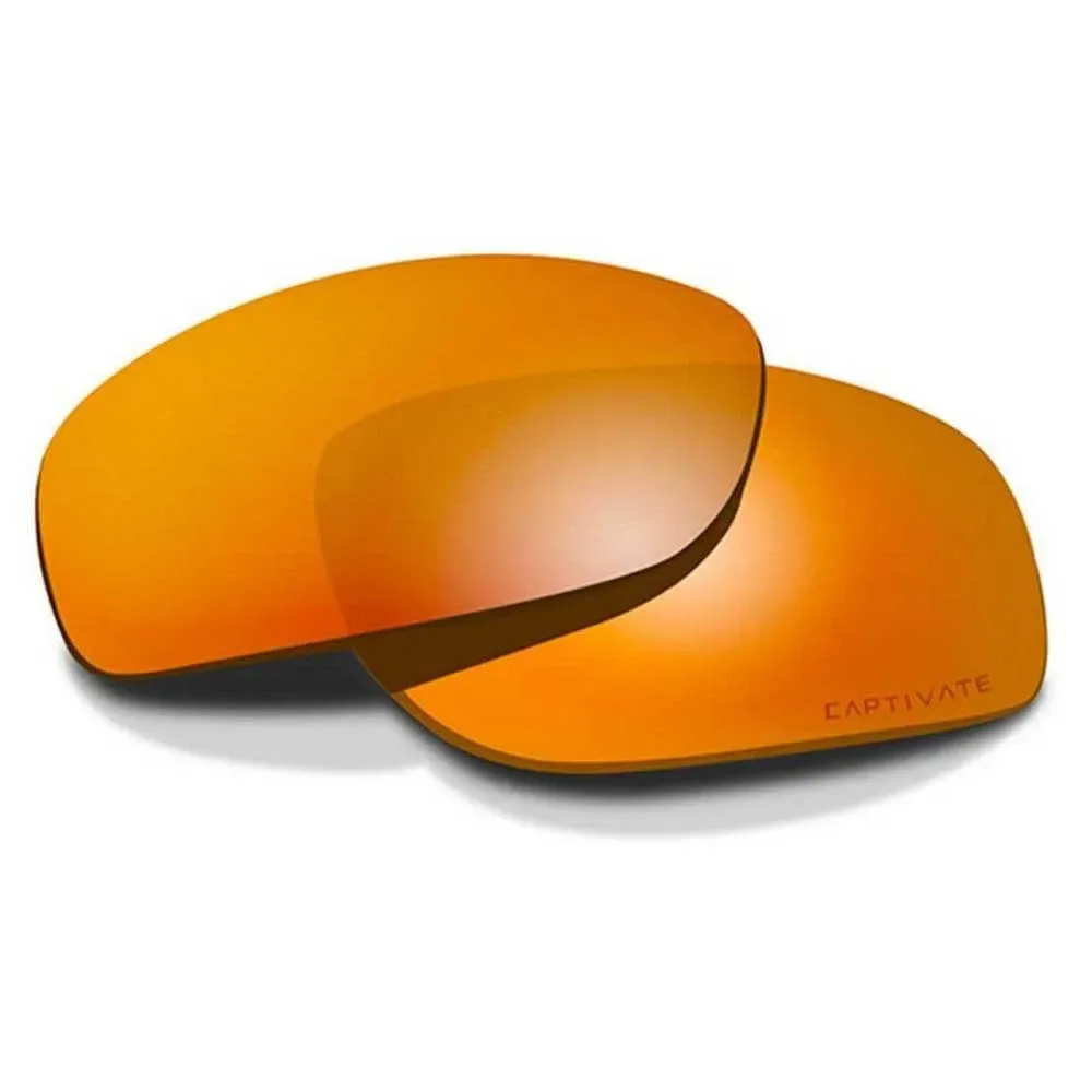 Omega Polarized Sunglasses Lenses Bronze Mirror / Cooper One Size Men,Women - Wiley X - FashionsVida