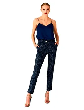 Pantalons De Costume Godiva Navy Blue 38