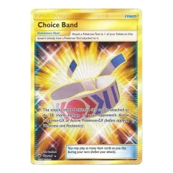 Pokemon SM Burning Shadows 162/147 Choice Band (Secret Rare)