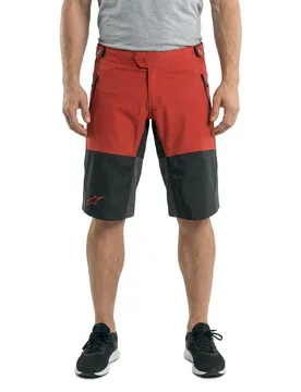Bicycle Pantaloni Corti Tahoe Wp Red / Black / Dark Grey - Alpinestars - FashionsVida