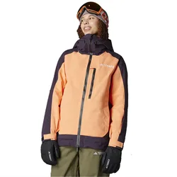 Veste Terrex Xperior 2l Insulated Rain.rdy Amber Tint S20 / Aurora Black M