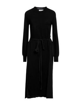 Vestido midi Mujer Negro 38 Mujer