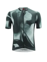 Löffler Maillot de ciclismo para hombre PSY FZ MID verde oscuro 58
