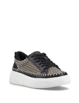 Women's Haisley Woven Trainer in Black Size: 7 - Black - Size: 7 - Hush puppies - FashionsVida