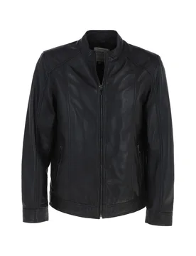 Alberto' Mens Biker Jacket - Black - Size 4xl - Ashwood Leather - FashionsVida