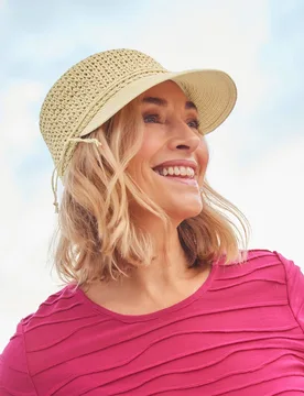 Reise-Cap-Sonnenvisier - Beige - female - Size: 01 - Avena - FashionsVida