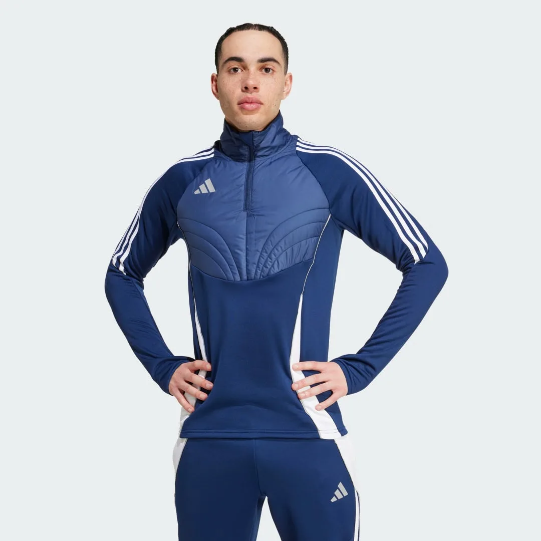 Maglia Tiro 24 Winterized M Team Navy Blue 2 / White - Adidas - FashionsVida
