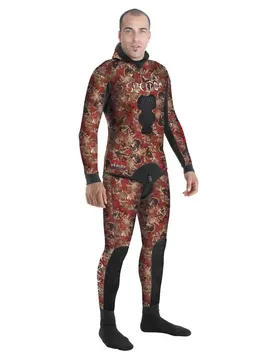 Muta Subacquea Pack Fire Red Camo Basic 3 Mm