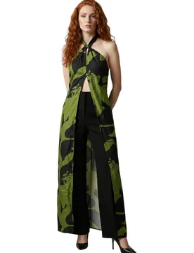 Replay Damen Kleid Grün 516747