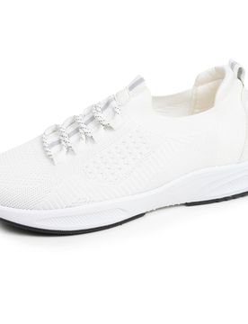 Basket Confort slip-on lacets blanc blanc 42