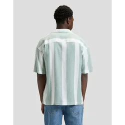 Relaxed Lightweight Resort Shirt Desert Sage Stripe Größe S male