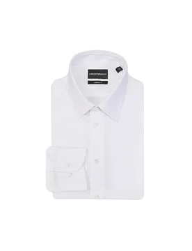 Camisa Slim Fit blanco 40 - Emporio armani - FashionsVida