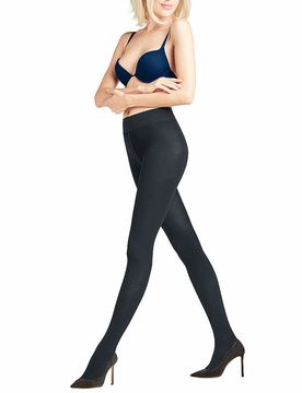 Strickstrumpfhose FAMILY dark navy blau 42-44 damen