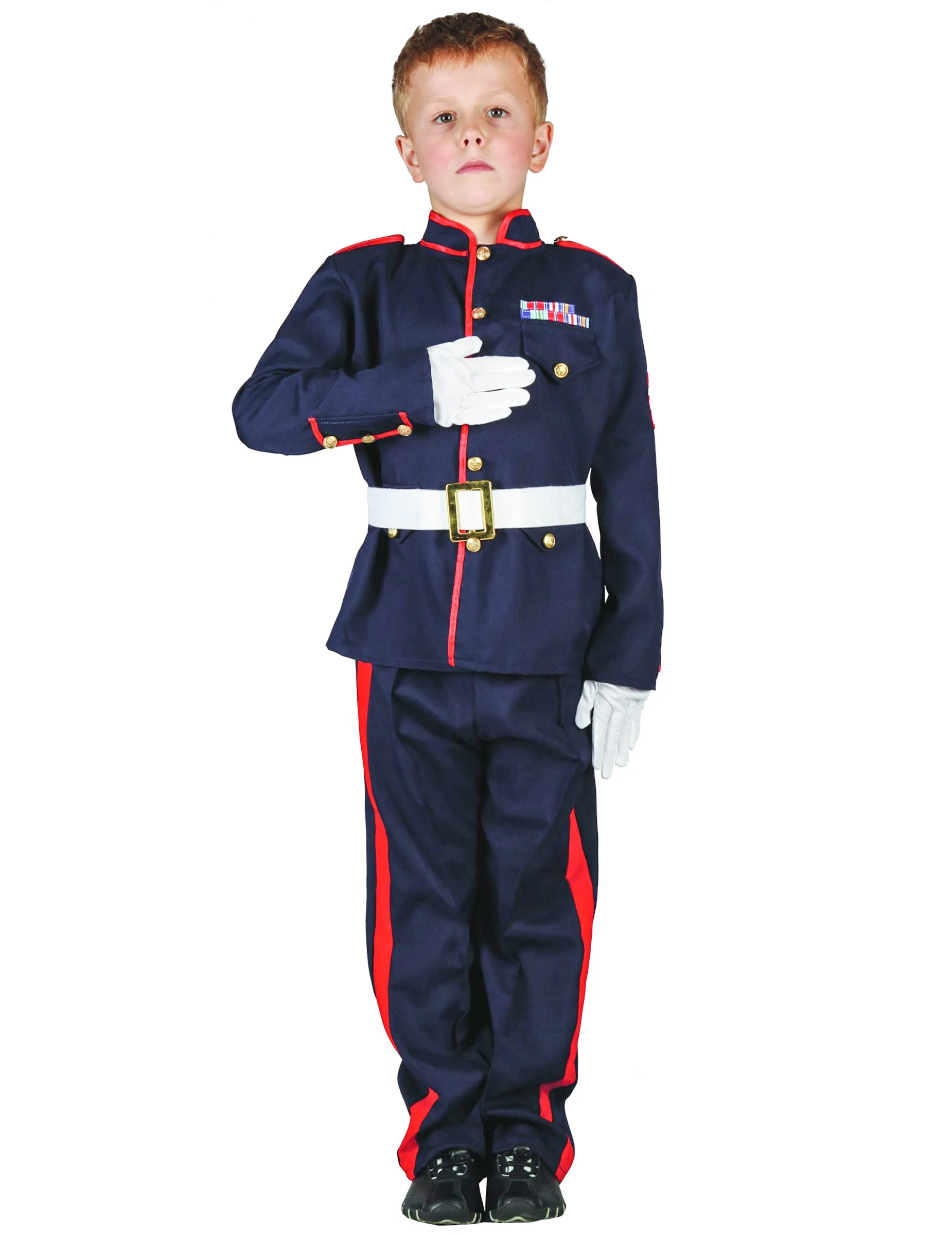 Soldat Kinder-Kostüm blau-rot - KARNEVAL-MEGASTORE - FashionsVida