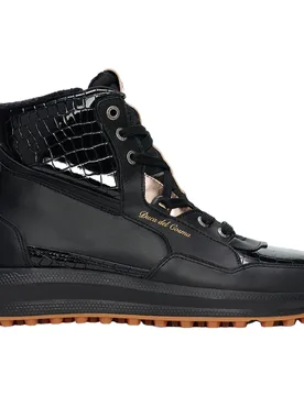 Golfschuhe Damen Algarve, schwarz 38 - Duca del Cosma - FashionsVida