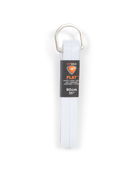 Lacet Plat 90 Cm blanc u unisex
