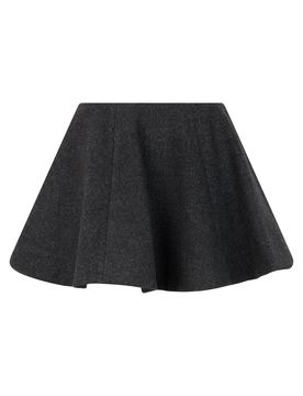 Going to Wheel Wool & Cashmere Flared Skirt
