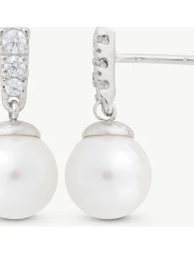 Majorica - Pendientes cortos lilit - Majorica - FashionsVida