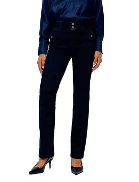 Pantalon Chino Secret Button Detail Push In Medium Wash 33