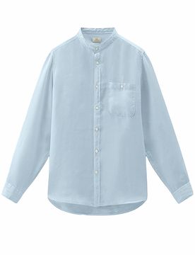 Leinenhemd Regular Fit hellblau XL herren