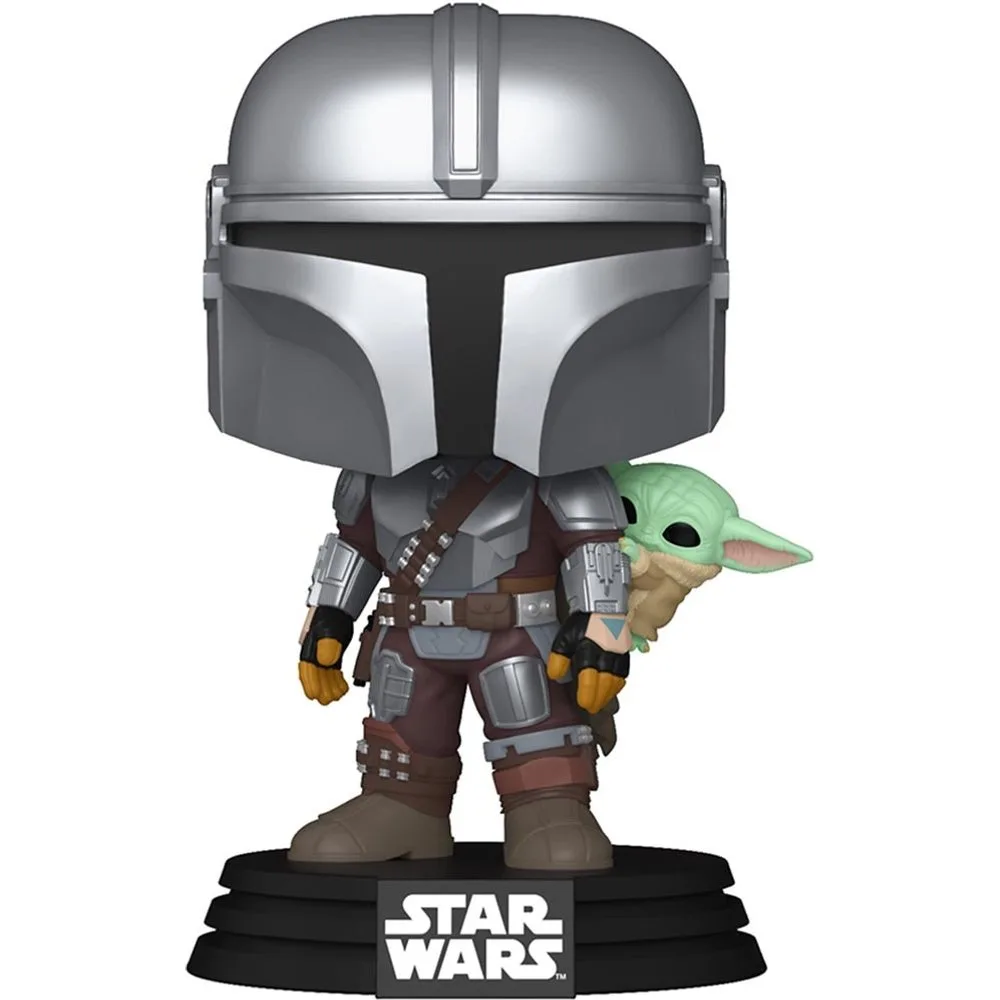 Figura Pop! Vinyl Mandalorian W-Grogu Star Wars - Funko - FashionsVida