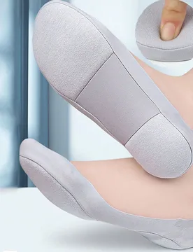 Par de plantillas invisibles y cómodas de corte bajo, antideslizantes y suaves, accesorios para zapatos de mujer, tenis, botas de nieve, zapatos casu - Shein - FashionsVida