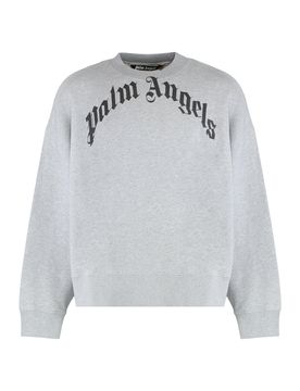 Sweatshirt in Cotton with Logo