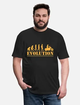 Evolution Motorcycle Funny Gift t shirt for men Cafe Racer Full Of Spee Graphic clothes 100% cotton printed tee All size S-6XL - Aliexpress - FashionsVida