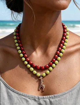 Bohemia Handmade Double Layer Beaded Animal Pendant Necklaces for Women Summer Beach Party Statement Jewelry Gifts - Aliexpress - FashionsVida