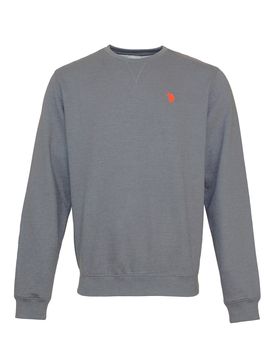 U.S. POLO ASSN. Jersey gris / rojo