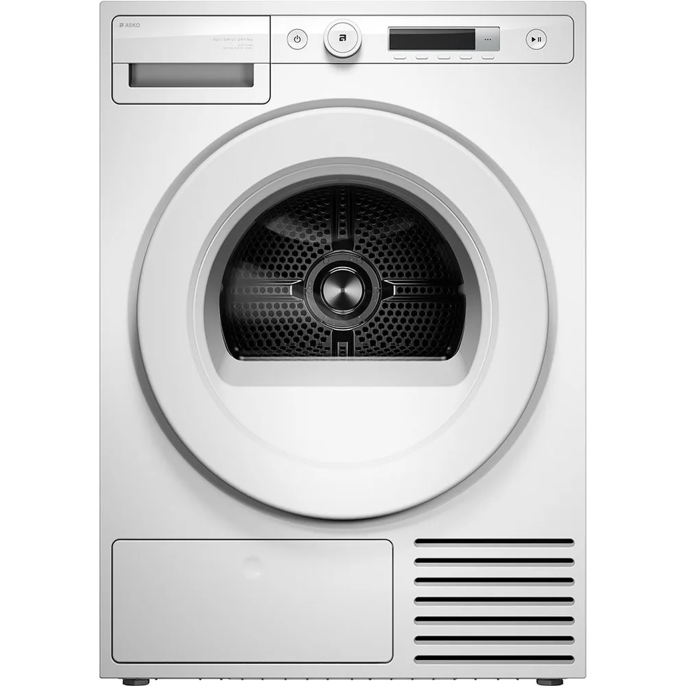Secadora 8Kg, Bomba de calor - T108HBW - Asko - FashionsVida
