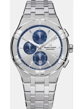Reloj de hombre Aikon AI1118-SS002-230-1 cronógrafo de acero - Maurice Lacroix - FashionsVida
