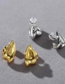 French Unique Creative Irregular Earrings for Women Simple European and American Vintage Fashion Banquet Jewelry - Aliexpress - FashionsVida