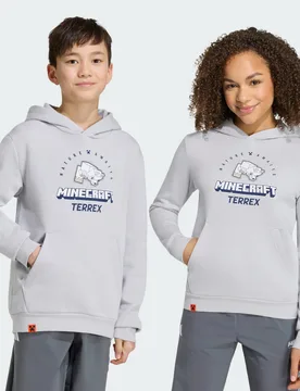 Felpa con cappuccio Minecraft Terrex 9-10A Light Solid Grey - Adidas - FashionsVida