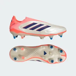 Scarpe Copa Pure 3 Elite senza lacci per terreni morbidi 48 Off White / Lucid Blue / Signal Coral