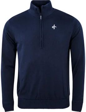 Pullover Storm 1/4-Zip, navy m - Cross - FashionsVida