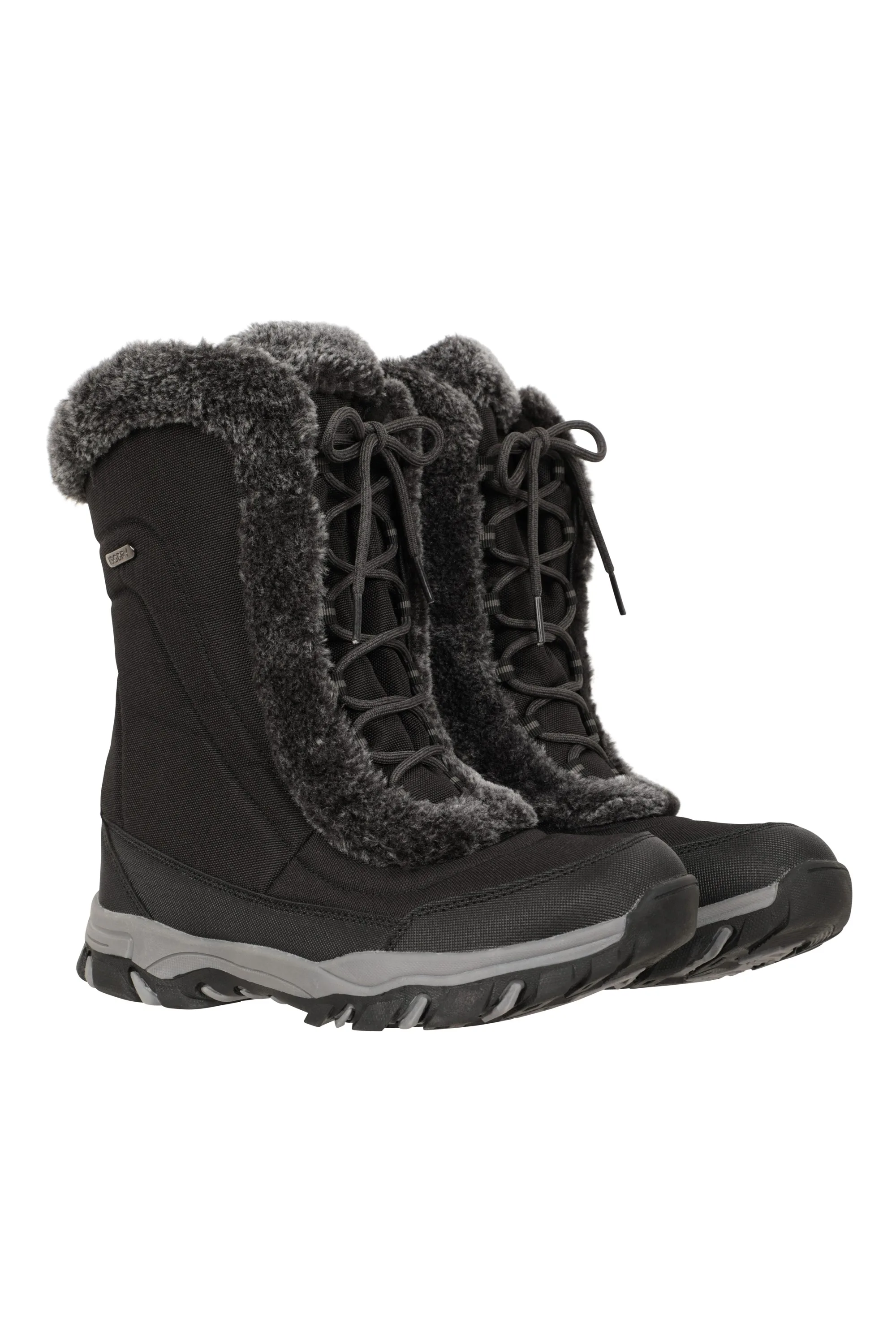 Ohio Womens Snow Boots - Black - Black - Size: 4 - Mountain Warehouse - FashionsVida