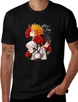 Ray Emma and Norman - The Promised Neverland T-Shirt Art Pattern Printed Casual Top - Aliexpress - FashionsVida
