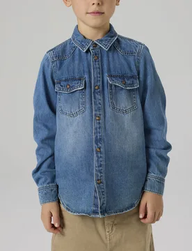 CAMICIA JEANS KIM RAGAZZO 158 - Name it - FashionsVida