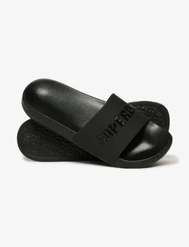 Superdry Damen Luxe Logo Badeschlappen Black - Größe: 5-6 - 29.99 - FashionsVida