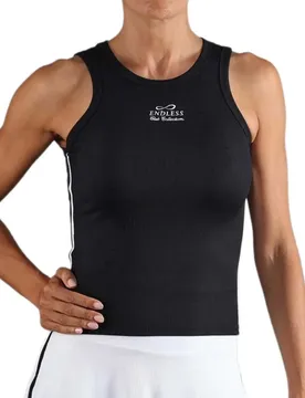 T-shirt Sans Manches Club Collection Black XS