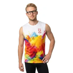 Colors Sleeveless T-shirt Multicolour L Men