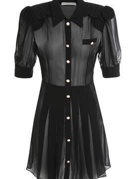 Alessandra Rich Mini Chemise Dress