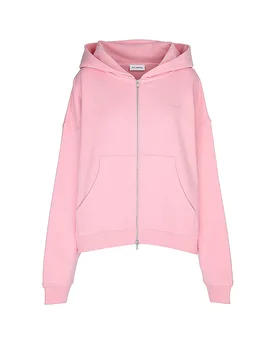 Sweatjacke FLOWER rosa XS - OH APRIL - FashionsVida