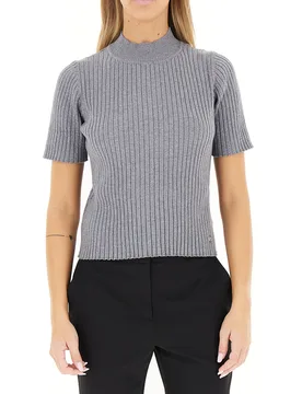 Maglia a costine GRIGIO M/L - Rinascimento - FashionsVida