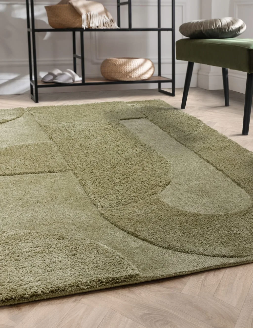 Asiatic Tova Rug Green - Asiatic - FashionsVida