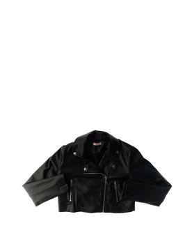 Giubbino in similpelle JUNIOR NERO L