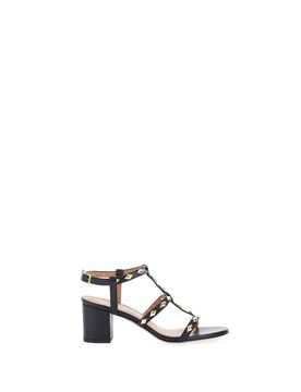 Sandali in pelle NERO 38