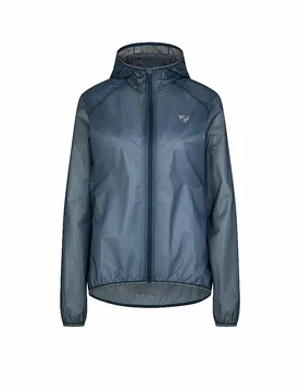 Giacca antipioggia da donna Natina con cappuccio blu 42 - Ziener - FashionsVida